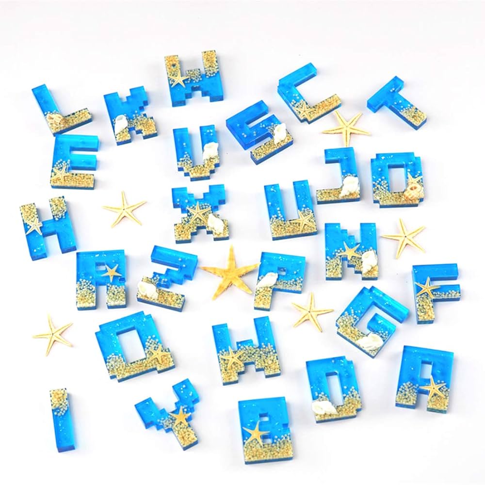 Amazon.co.jp: FineInno ピクセル形 文字形 アルファベット形